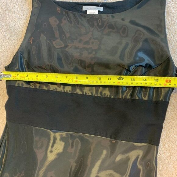 Sarah Pacini black shimmer SL dress Sz 2 - Picture 6 of 8
